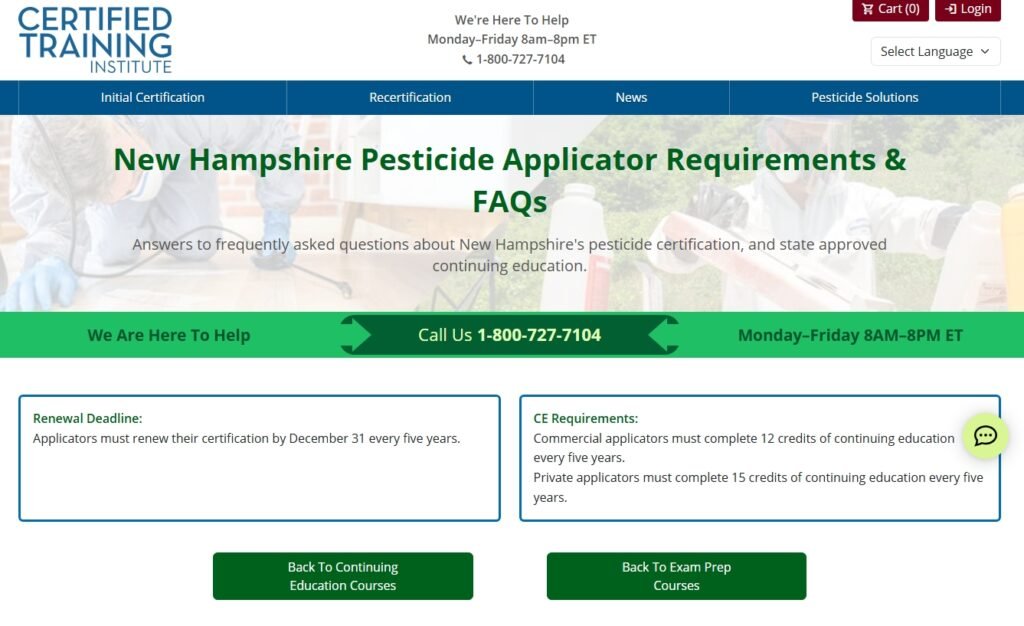 Pesticide Applicator License: Requirements and FAQs