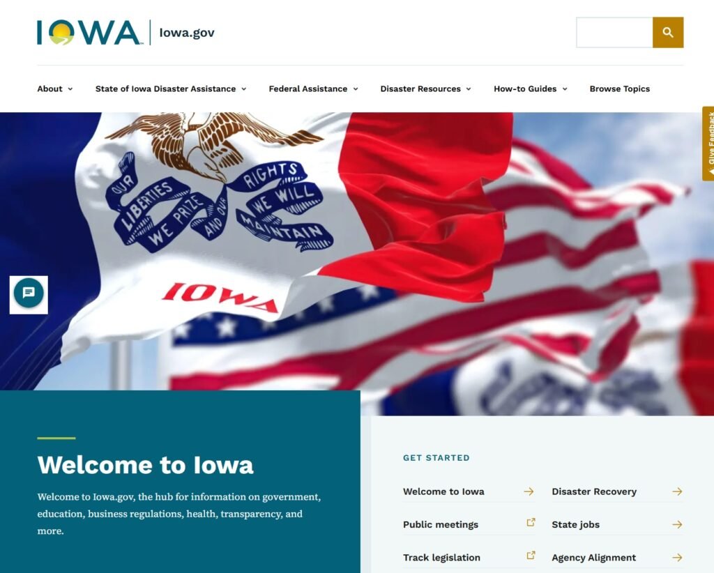 Explore the state of Iowa Agencies