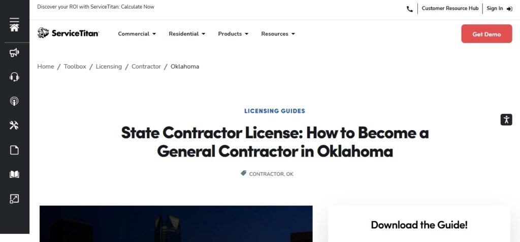 Oklahoma State Contractor License