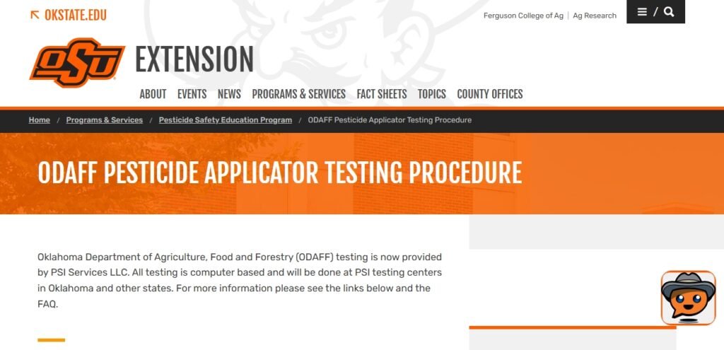 Pesticide Applicator Testing