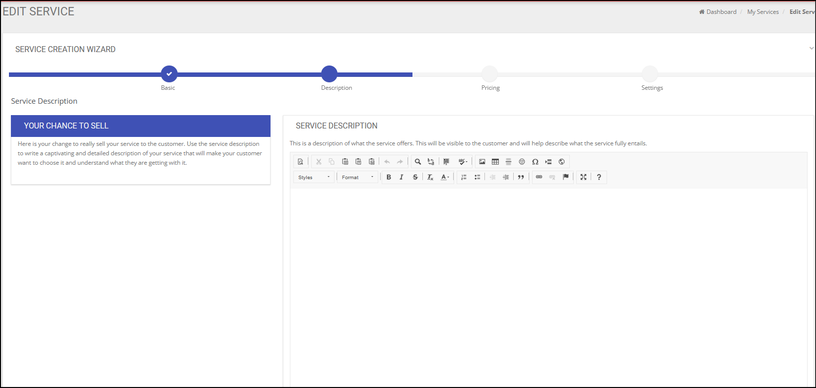projectquoting premade description