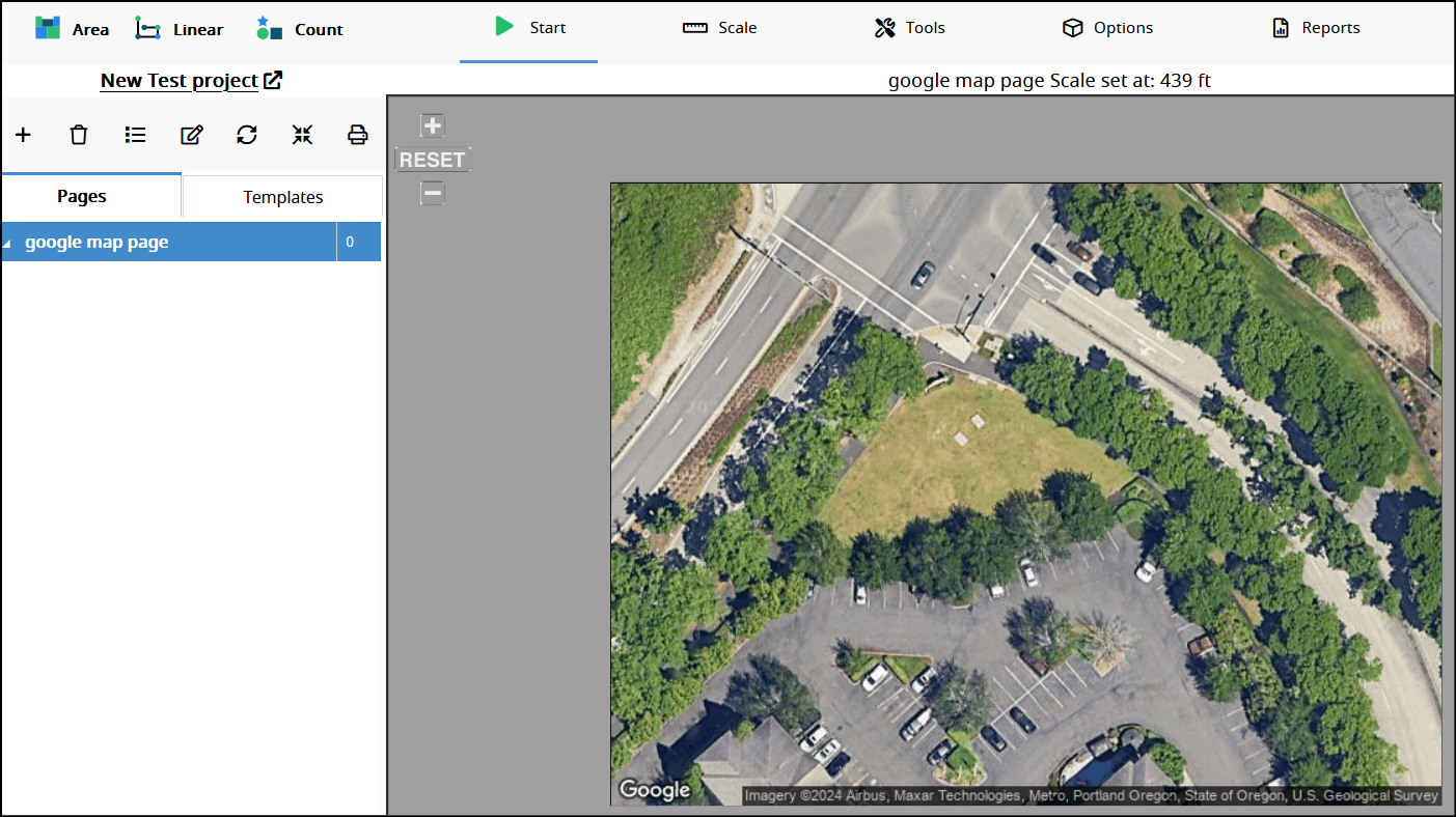 square takeoff gmap page naming