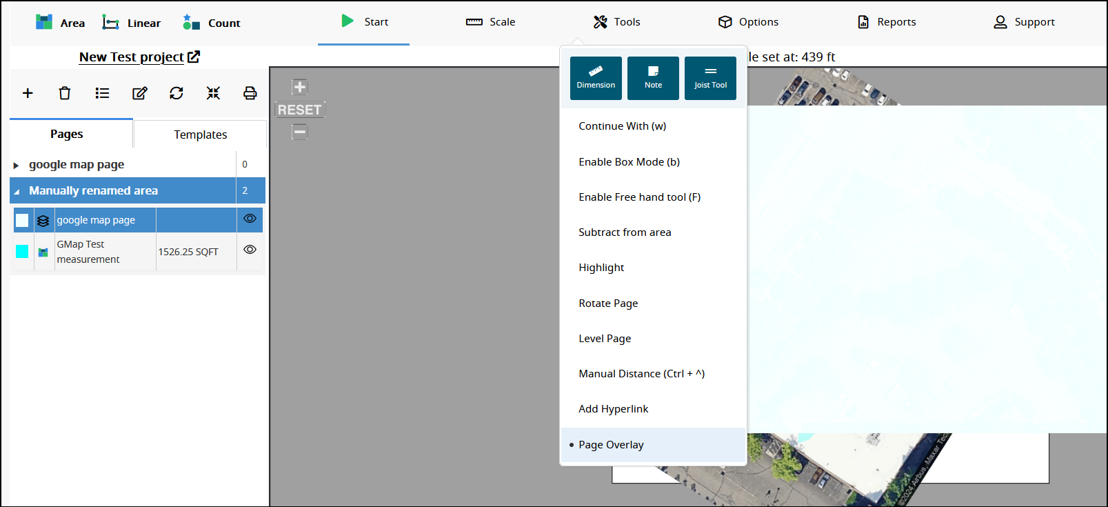 square takeoff gmap page overlay1